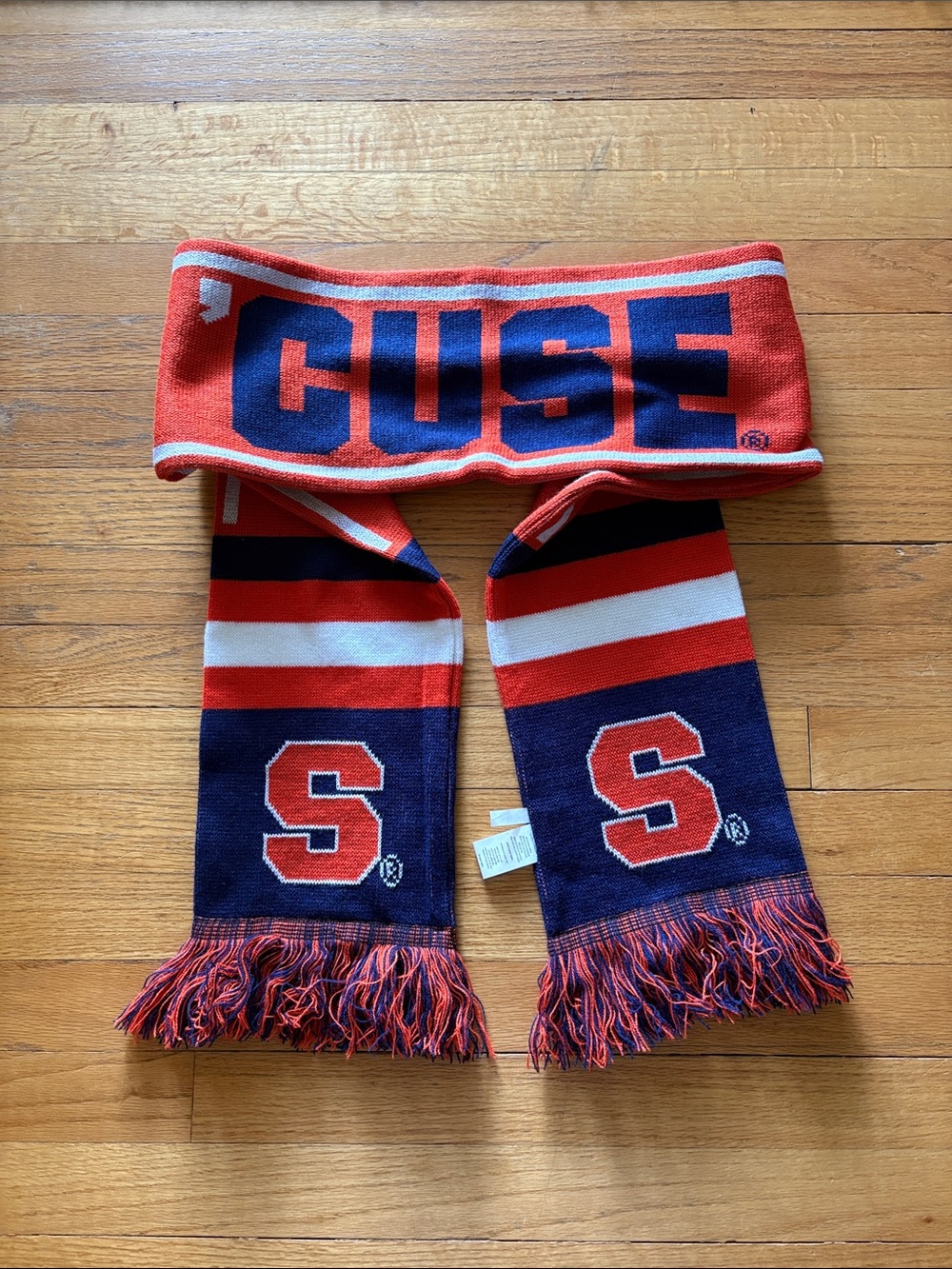 Syracuse University winter scarf